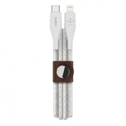 Belkin BOOST↑CHARGE™ USB-C™ Cable with Lightning Connector + Strap (made with DuraTek™)