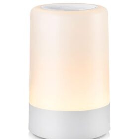 Nursery Night Light for Baby, Portable LED Touch Night Lamp for Kids and Adult, Breastfeeding, Sleep Aid, USB Rechargeable Nursing Lamp, Bedside Dimmable Warm Night Light, Soft Eye Caring