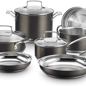 Black Stainless Collection 11 Pc. Set