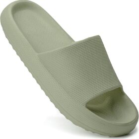 Slides for Women, Slippers for Men, Womens Sandals, Pillow Slides Shower Shoes House Slippers Beach Sandals Casual Summer