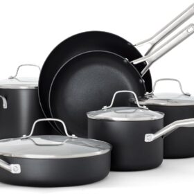 Hard-Anodized Nonstick 10-Piece Cookware Set