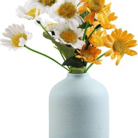 Ceramic Vase, Blue - Minimalist Modern Home Centerpieces