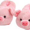 Cute Pig Cartoon Animal Home Furry Slippers - Women's Warm Winter Slippers