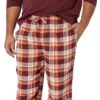 Mens Flannel Pant and Long-Sleeve T-Shirt Pajama Set